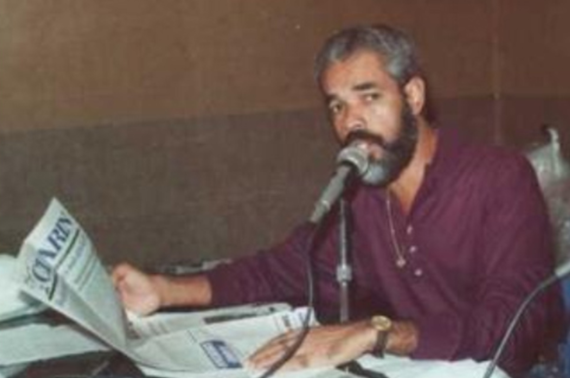 Radialista Ronaldo Santana, assassinado em Eunápolis há duas décadas
