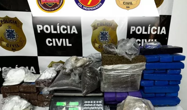 Rondesp Extremo Sul, 7ª CIPM  e Polícia Civil apreendem grande quantidade de drogas em Eunápolis