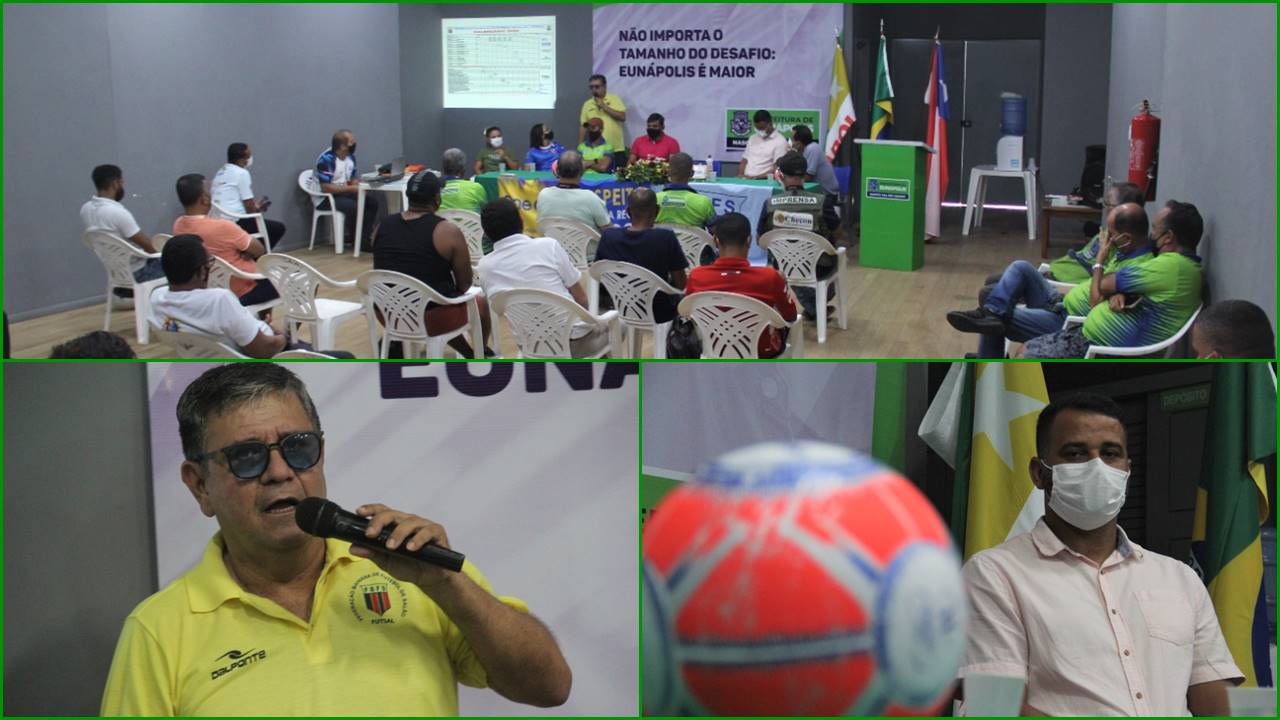 Eunápolis sediou Congresso Regional de Futsal / Presidente da Federação Baiana de Futsal, José Alberto Nunes / Secretário de Esporte, Juventude, Cultura e Lazer, Leandro Lima