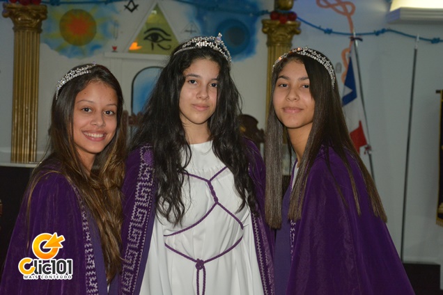 Millena Barbosa (1ª Princesa) / Maria Luisa Farias (Honorável Rainha) / Luiza Moraes (2ª Princesa)