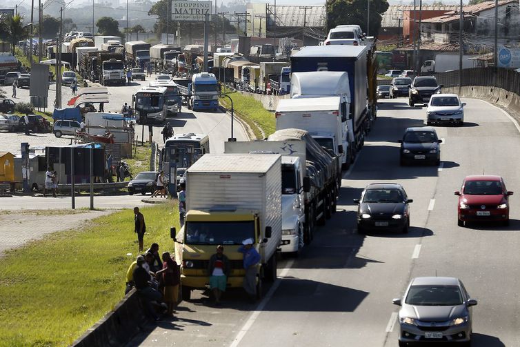 Greve dos caminhoneiros - Thomaz Silva/Agência Brasil