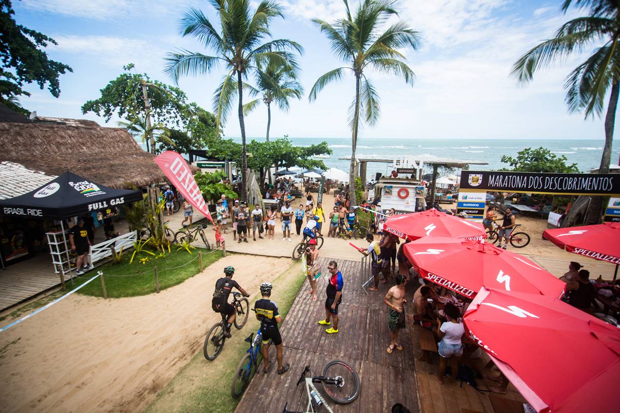 Estrutura em Arraial d´Ajuda  (Foto: Wladimir Togumi / Brasil Ride)