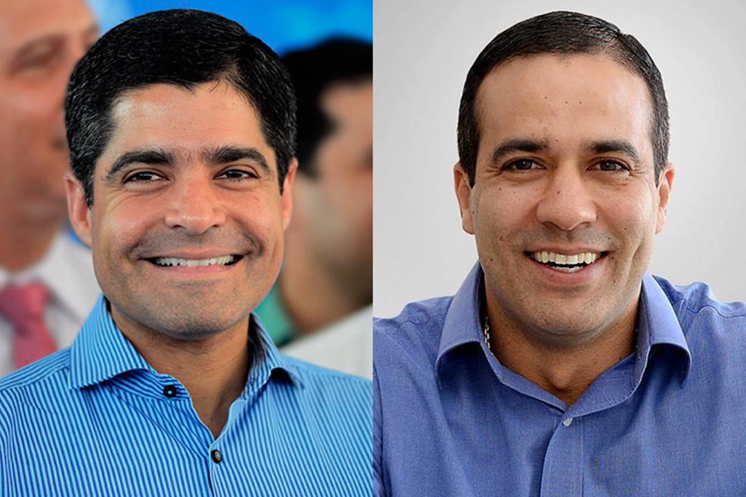 ACM Neto e prefeito eleito Bruno Reis