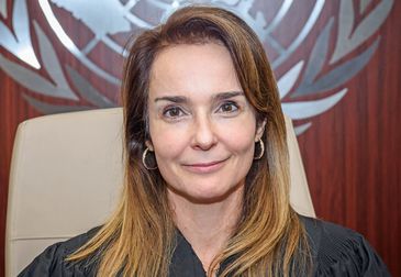 A juíza brasileira Martha Halfeld é a primeira mulher a ocupar a presidência do Tribunal de Apelações da ONU - UN Photo/Loey Felipe