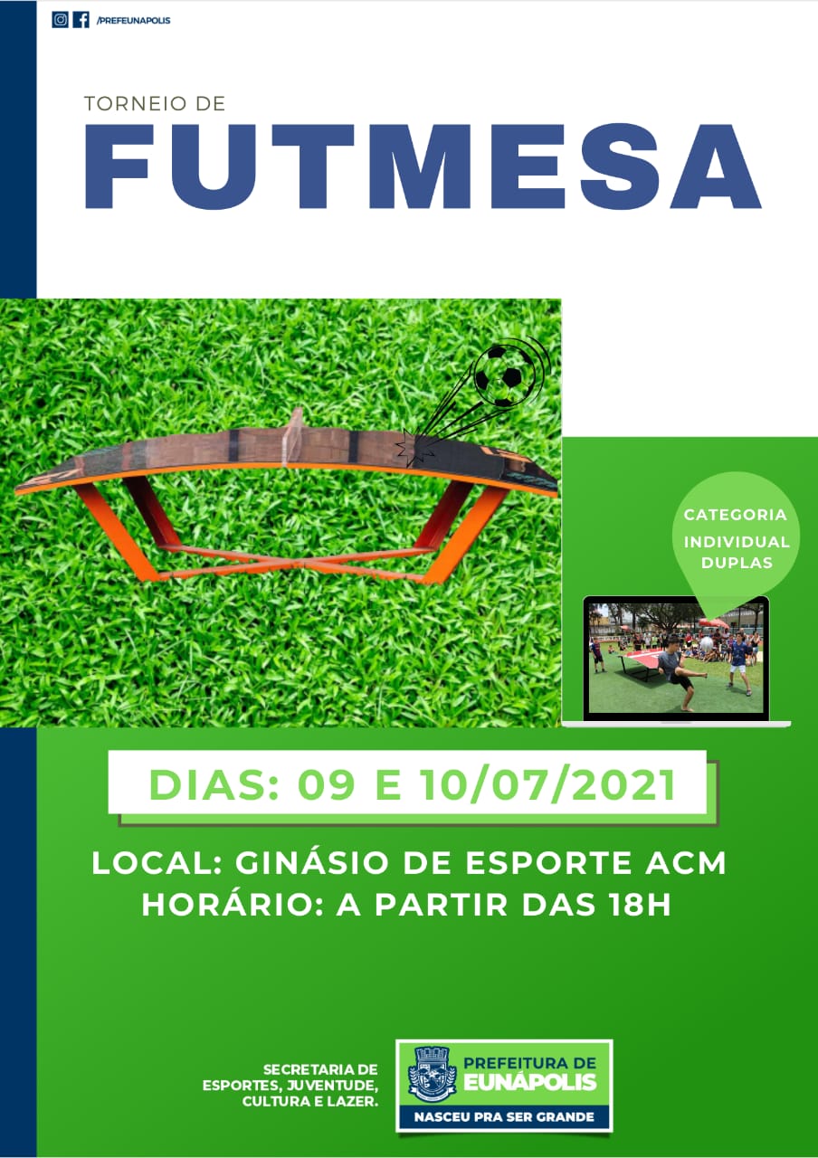 1° Torneio de Futmesa de Eunápolis acontece neste fim de semana