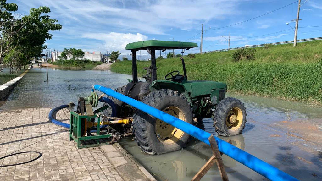 Drenagem na lagoa do Vivendas Costa Azul reduz impacto da chuva na área urbana