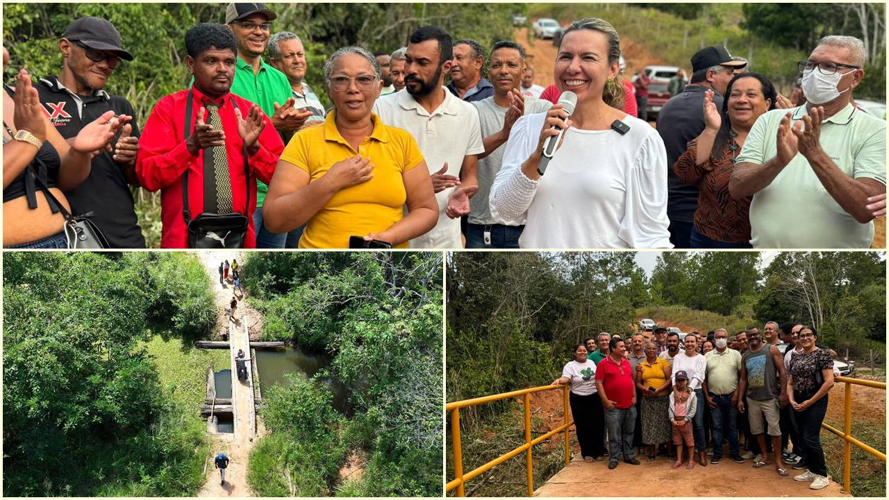 Ponte no Km 12: Como era ANTES e como é AGORA