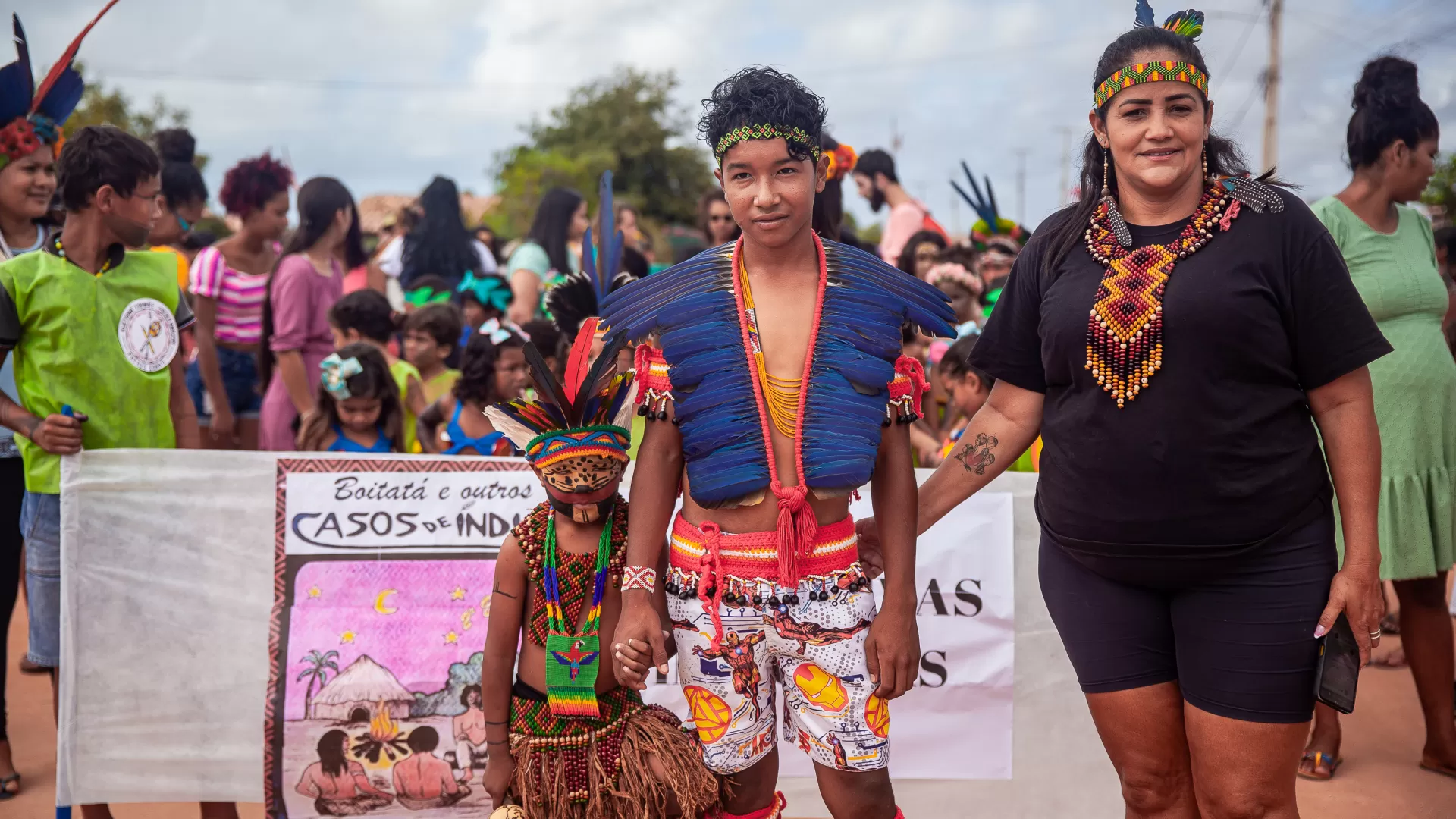 Nargela Carvalho, diretora da Escola Indígena Pataxó Xandó / Foto: Paulo VP