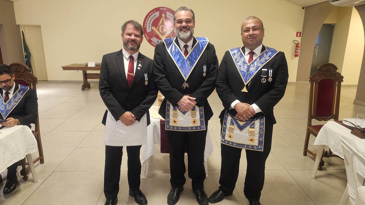 Homenageados com a Comenda Genivaldo Lacerda (Pimpão): Carlos Augusto (Guto), Carlos Marcos Cunha e Sérgio Campista