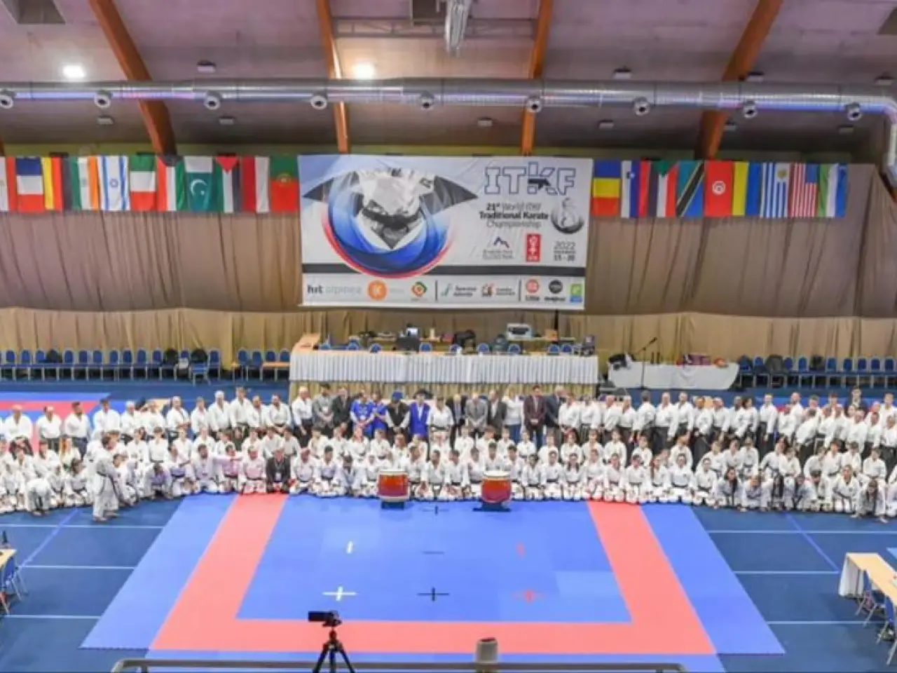 Campeonato Mundial de Karat&ecirc; Tradicional re&uacute;ne atletas de diferentes pa&iacute;ses; edi&ccedil;&atilde;o de 2026 ser&aacute; realizada em outubro, no Cairo, no Egito. Foto: Divulga&ccedil;&atilde;o/ITKF