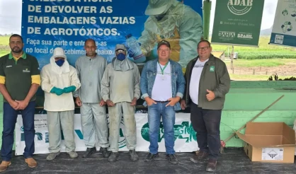 Realizado em Itamaraju o recebimento itinerante de embalagens de defensivos agrícolas