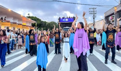 Marcha para Jesus promove fé e alegria no encerramento da Semana da Cultura Evangélica de Porto Seguro
