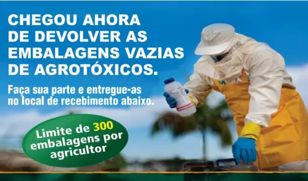 Itamaraju abre a temporada 2024 de recebimento itinerante de embalagens vazias de agrotóxicos