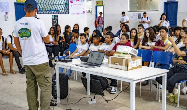 Semac promove ação educativa na Semana do Meio Ambiente em escola de Porto Seguro