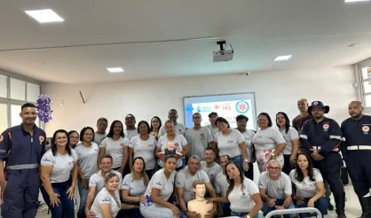 Agentes de saúde e combate às endemias recebem capacitação em primeiros socorros
