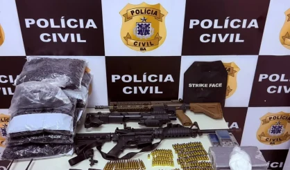 Forças policiais realizam operação em assentamento na região da Cascalheira em Itabela