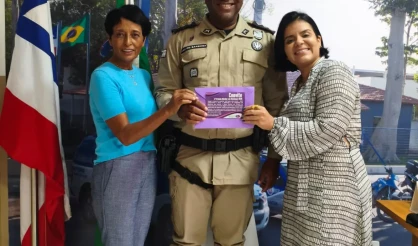 Comandante da 87ª CIPM recebe convite para prestigiar o 4º Prêmio Mulher em Destaque 2026