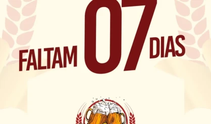Faltam 7 dias para o Festival de Chopp da Loja Maçônica Fraternidade 5 de Novembro