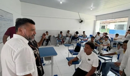 Vice-prefeito visita obras do Colégio Anchieta