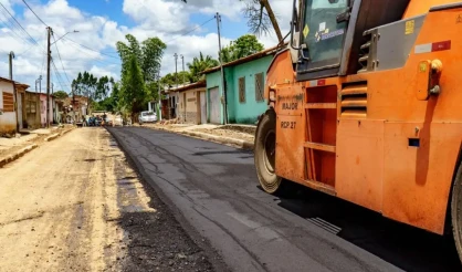 Prefeitura de Porto Seguro acelera obras de pavimentação asfáltico em Vera Cruz