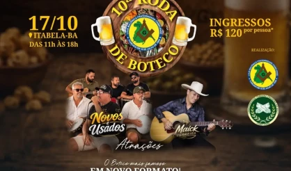 10ª Roda de Boteco da Fraternidade Itabelense