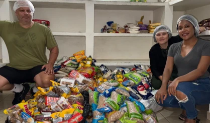 Mais de uma tonelada de alimentos é destinada à Ciranda da Vida e à Vila do Bem Viver