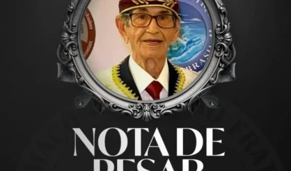 Nota de Pesar da Loja Maçônica União Fraterna